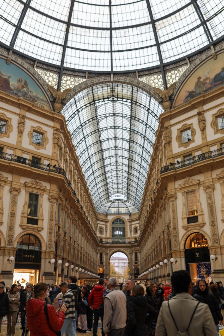 La Galleria Vittorio Emanuele II a Milano, dove si trova il Camparino